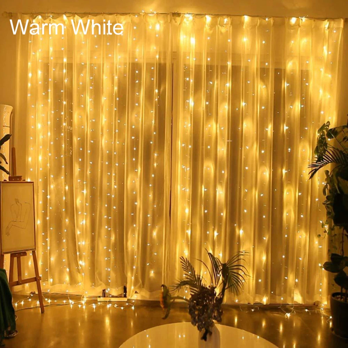 Christmas Lights Curtain Garland Merry Christmas Decorations For Home Christmas Ornaments Xmas Gifts Navidad 2025 New Year Decor