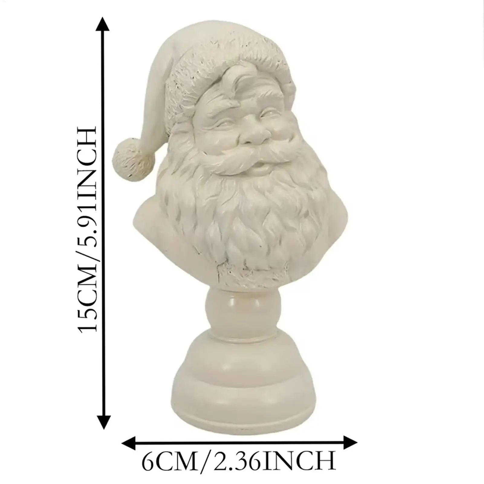 Christmas Santa Claus Figurines Resin Sculpture Christmas decorations Statue Party Winter holiday party desktop decoration