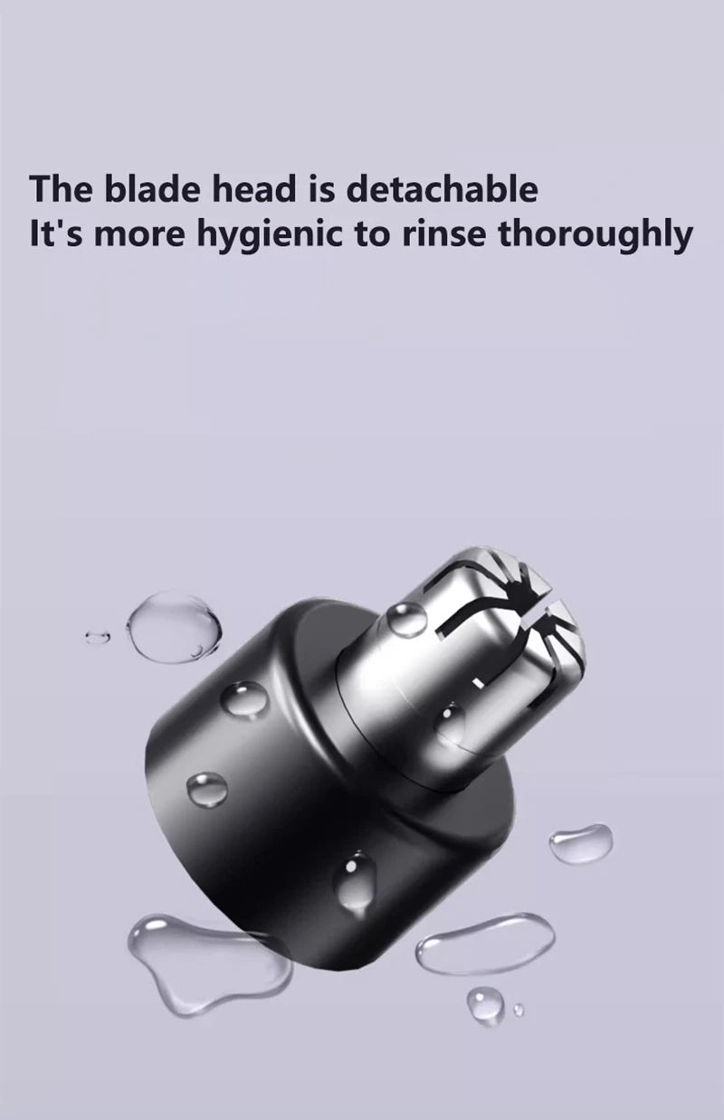 Xiaomi Nose Ear Hair Trimmer for Men Type-C Rechargeable Portable Painless Shaving Ear Nose Hair Clipper Facial Hair Trimmer New