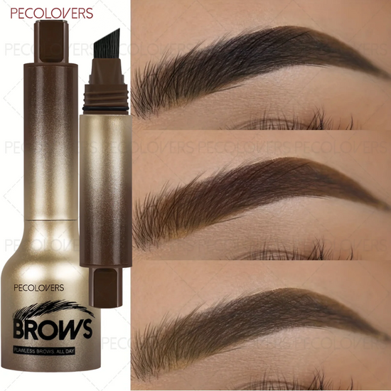 1 Pc Long-lasting Eyebrow Powder, Pressing Eyebrow Dye Cream, Natural 3D Eyebrow Finish Look, for All Skin Types, Perfect Gifts