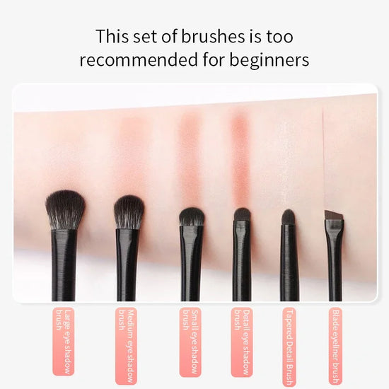 Eyes Makeup Brushes Set 6 pcs