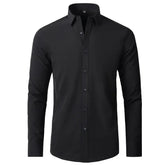 mens long sleeve black shirt