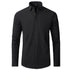 mens long sleeve black shirt