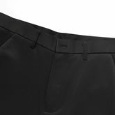 Mens Thin Stretch Straight Summer Pants Silky No-Iron Fabric