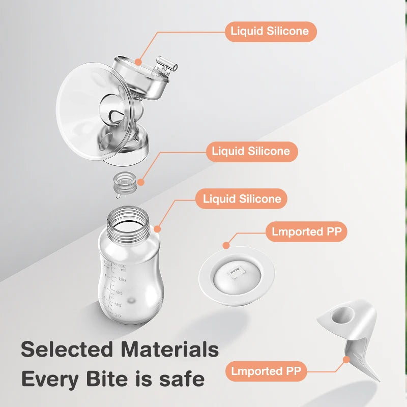 MAMIJOY  Breast Pump Baby Nipple Manual Suction Milk Pump Feeding Breasts Pumps Milk Bottle Sucking Postpartum Supplies BPA Free