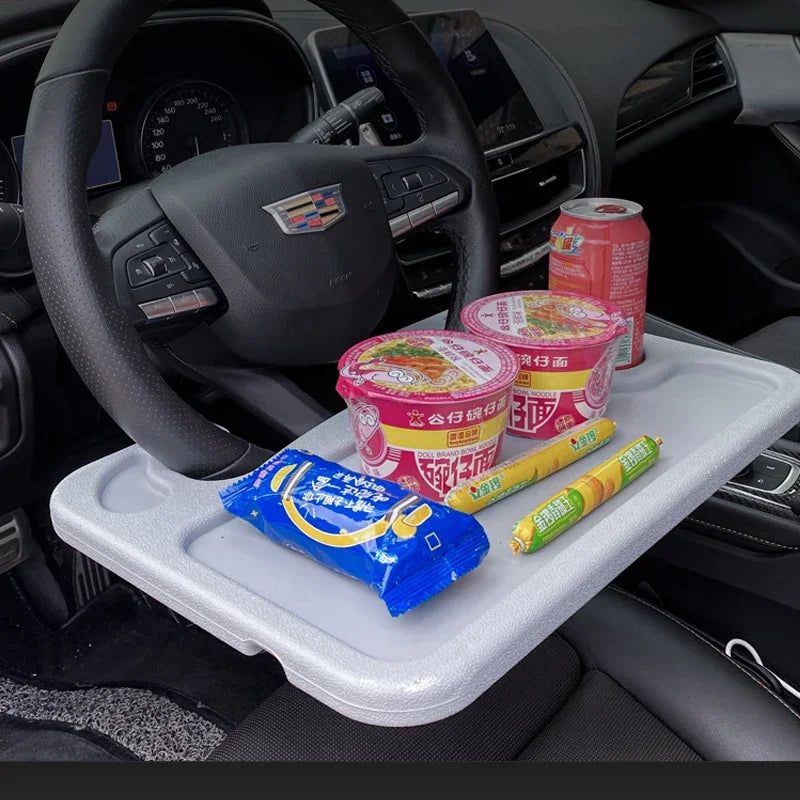 Universal Car Table Steering Wheel Eat Work Cart Drink Coffee Holder Tray Laptop Computer Desk Stand Seat Table car accesory