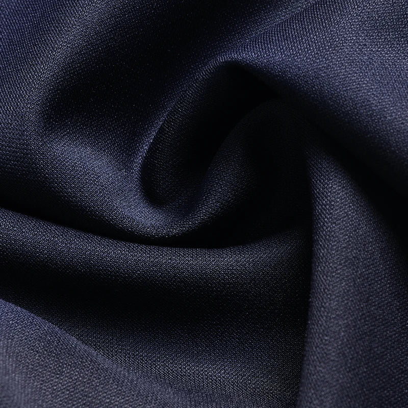 Mens Thin Stretch Straight Summer Pants Silky No-Iron Fabric