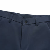 Mens Thin Stretch Straight Summer Pants Silky No-Iron Fabric