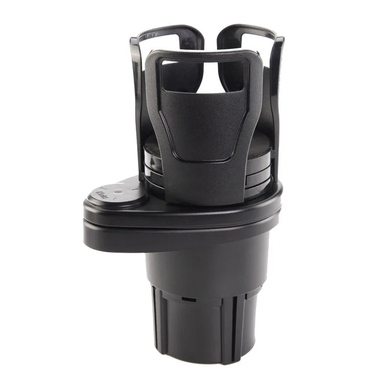 2 In 1 Vehicle Mounted Slipproof Cup Holder 360 Degree Rotating Water Car Cup Holder Multifunctional Auto Accessory