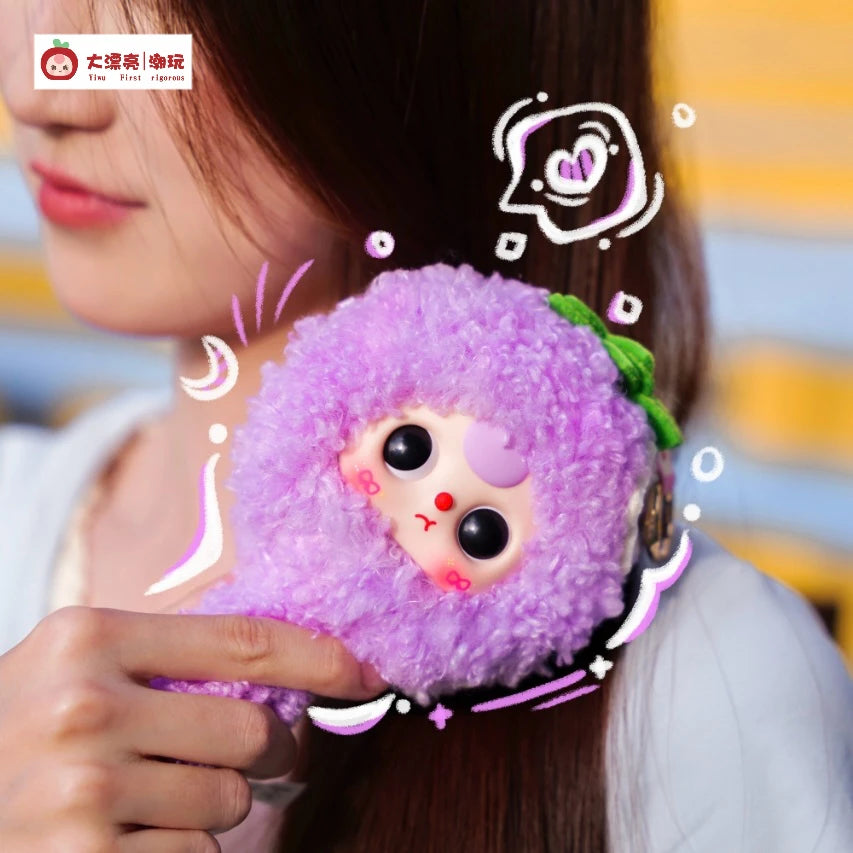 New Baby Three Comb Your Hair Blind Box Cute Fruits And Vegetables Trendy Toy Figurine for Girls Cute Doll Birthday Gift