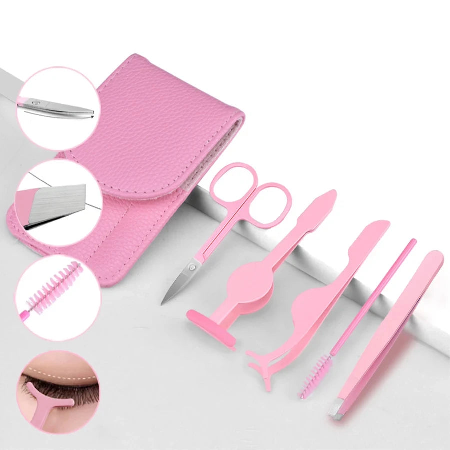 Tweezers Set 3-4pcs Premium Stainless Steel Eyebrow Precision Sharp Tip Tweezers for Body Ingrown and Facial Hair Removal