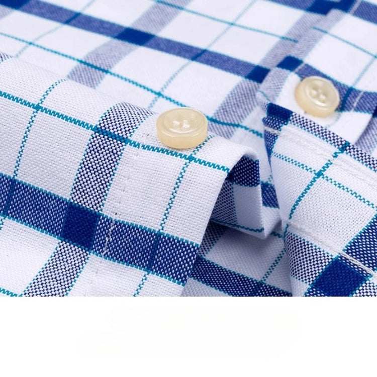 Mens Plaid Short Sleeve Shirt