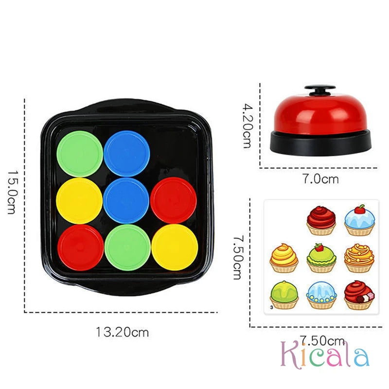 Crazy Push Music Children's Fun Card Pairs Against Table Games Chess Board Game Toys Early Education For Girls Boys