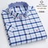 Mens Plaid Short Sleeve Shirt