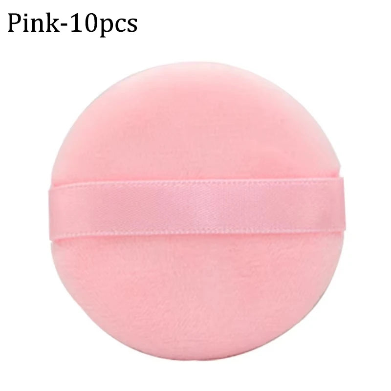 5/10Pcs Soft Velvet Makeup Sponge Loose Powder Cosmetic Puff Double-sided Face Makeup Sponge Concealer Wet Dry Makeup Tools