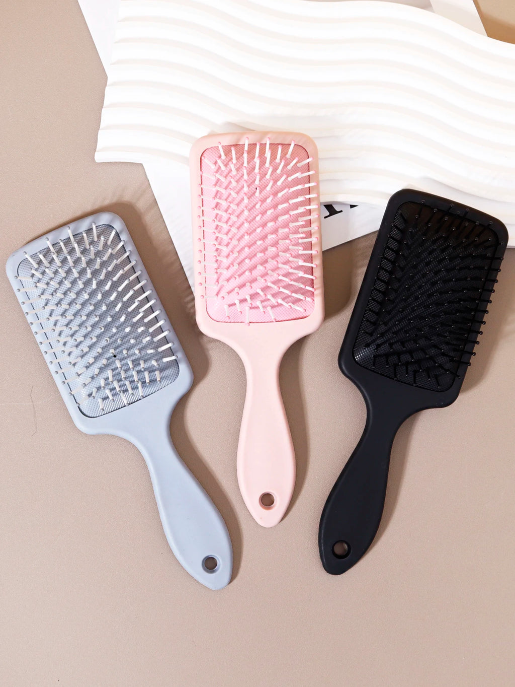 Massage air cushion comb-anti-static air cushion brush,square air cushion comb,ABS plastic handle,Special for real hair wigs