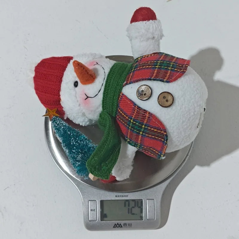 Christmas Glowing Snowman Decoration with Lights Snowman for Table Ornament Creative Gift Decoracion Para El Hogar