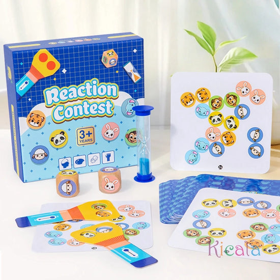 Funny Interactive Reaction Training Toy Children Educational Puzzle Board Game Pattern Match Board Game