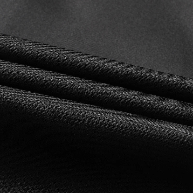 Mens Thin Stretch Straight Summer Pants Silky No-Iron Fabric