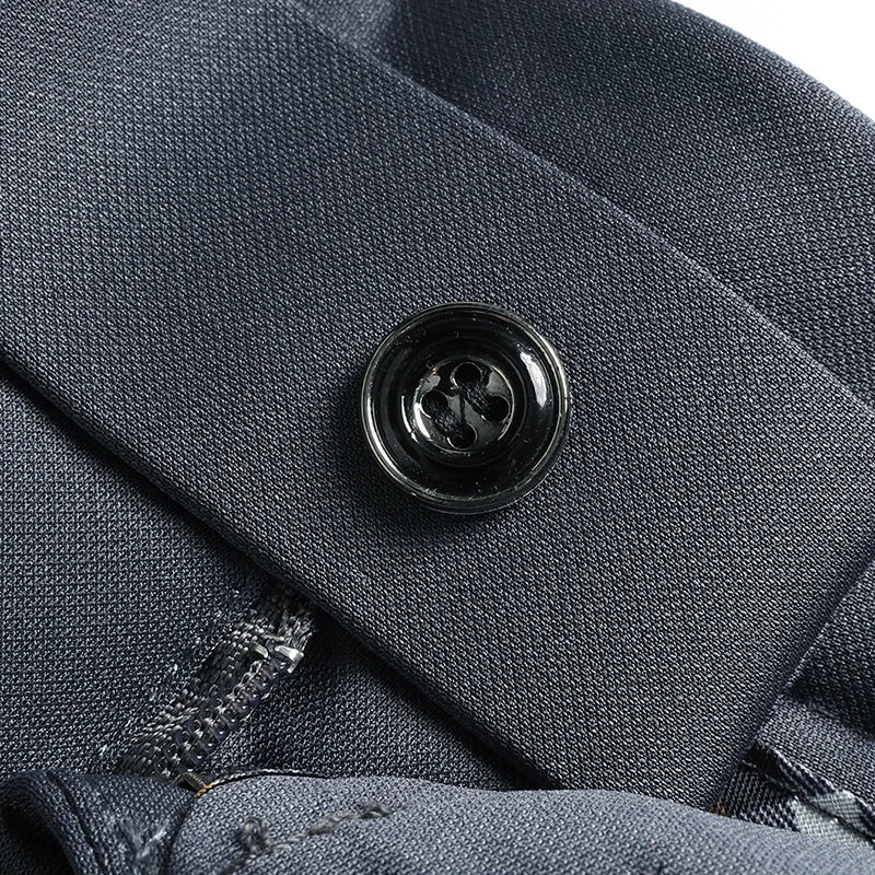 Mens Thin Stretch Straight Summer Pants Silky No-Iron Fabric