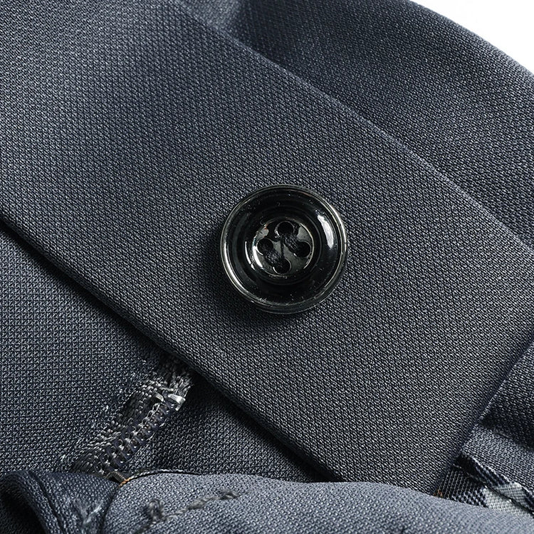 Mens Thin Stretch Straight Summer Pants Silky No-Iron Fabric