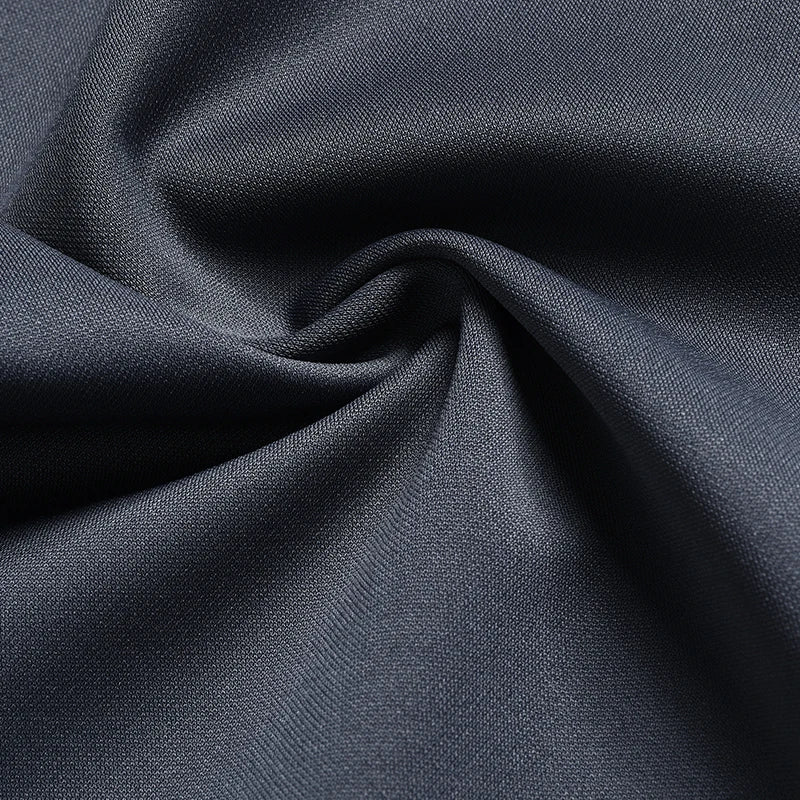 Mens Thin Stretch Straight Summer Pants Silky No-Iron Fabric