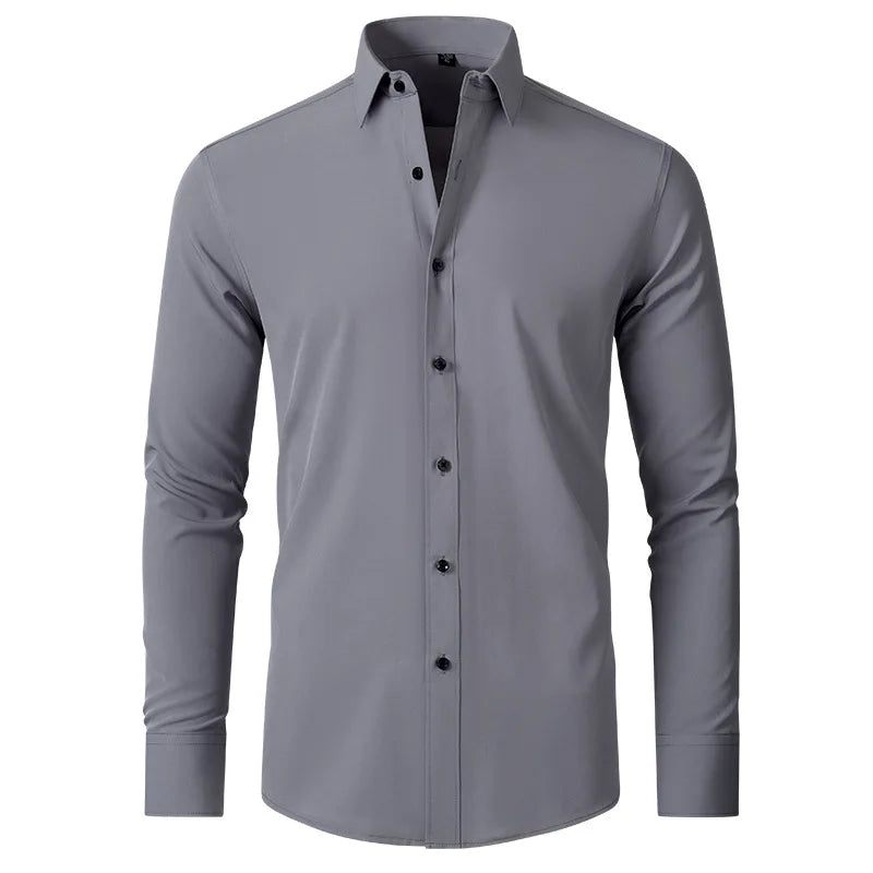 mens long sleeve black shirt