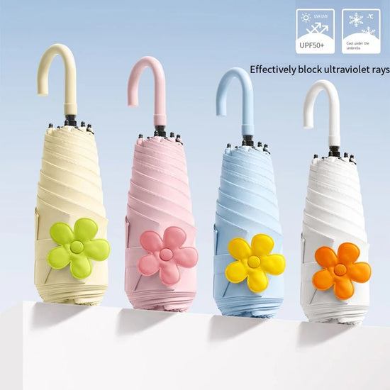 Small Curved Hook Petal Umbrella Women&