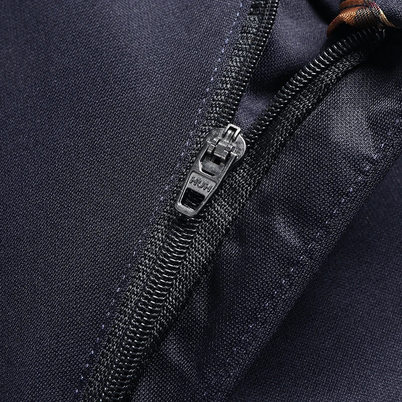 Mens Thin Stretch Straight Summer Pants Silky No-Iron Fabric