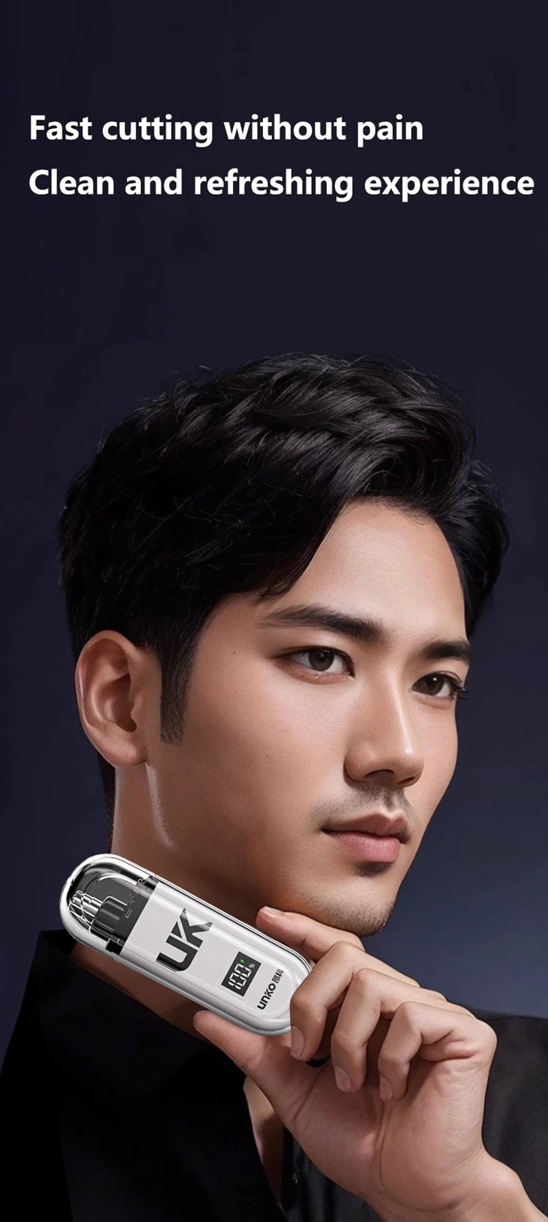 Xiaomi Nose Ear Hair Trimmer for Men Type-C Rechargeable Portable Painless Shaving Ear Nose Hair Clipper Facial Hair Trimmer New