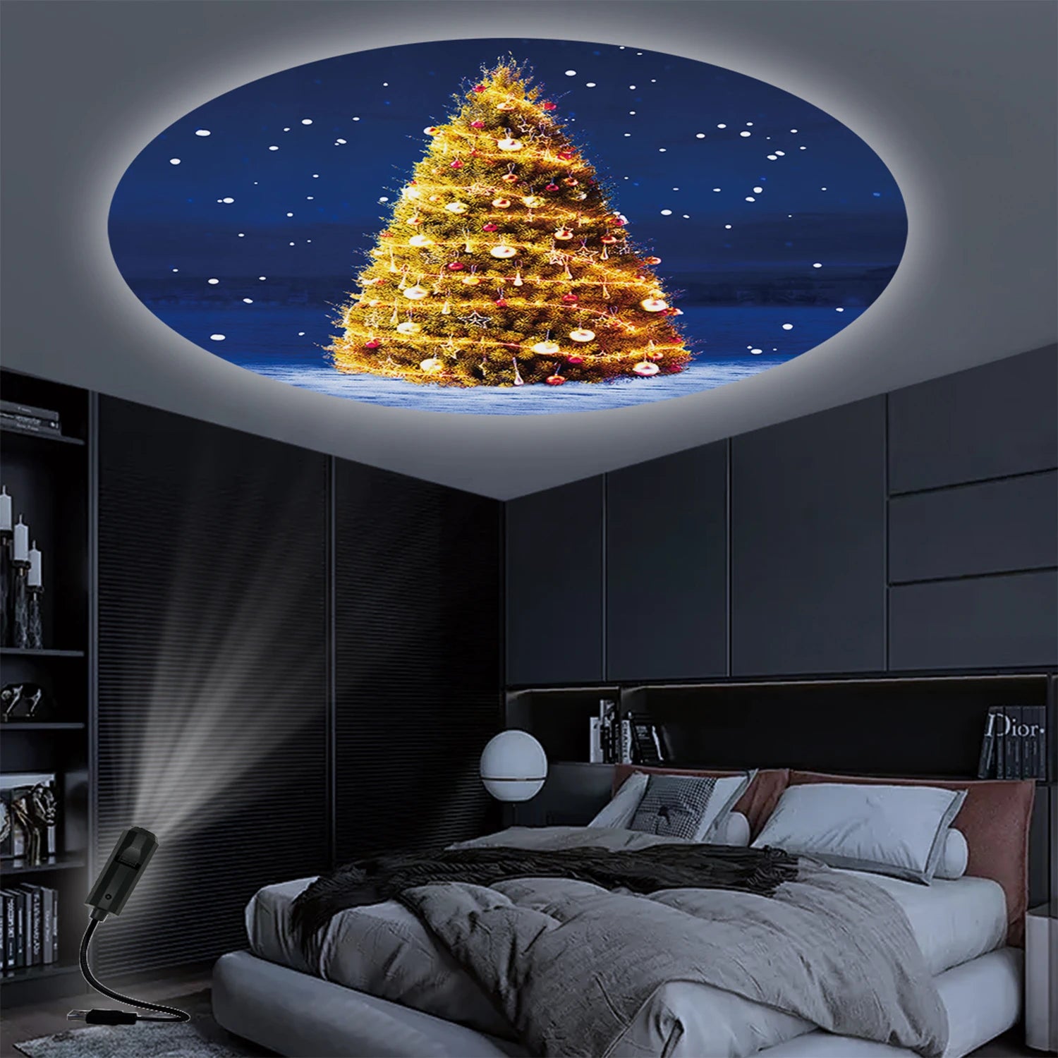 Christmas tree projection light