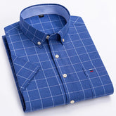 mens oxford short sleeve shirt