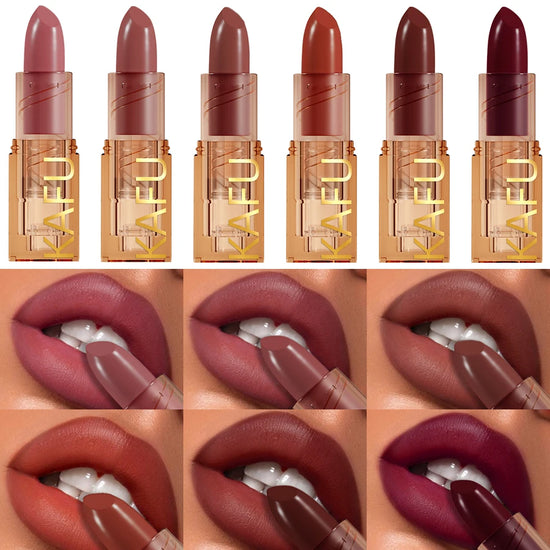 14-color Matte Lipstick  Red Lip Stick Waterproof Sexy Korean Makeup Lip Tint Brown Pink Lip Cosmetic Long Lasting Lip Gloss
