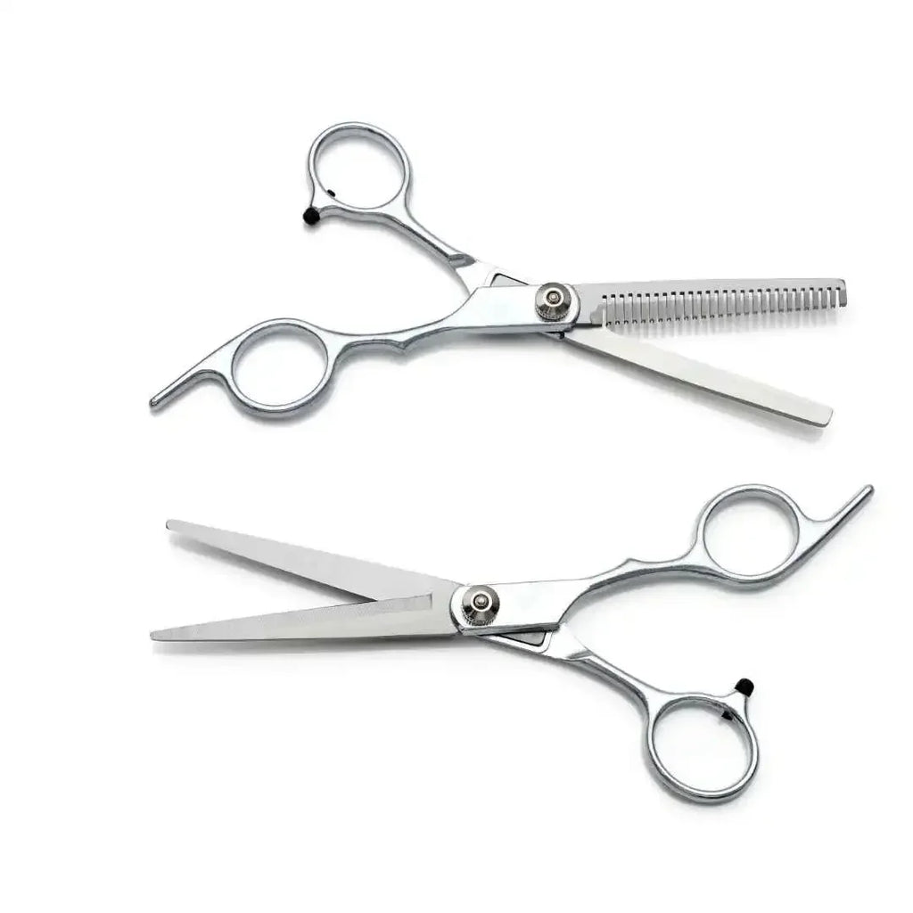 Professional Barber Scissors Accessories Shop 6 Inch Hairdressing Hair Haircut Cutting Thinning Tools Salon Hairdresser's Set