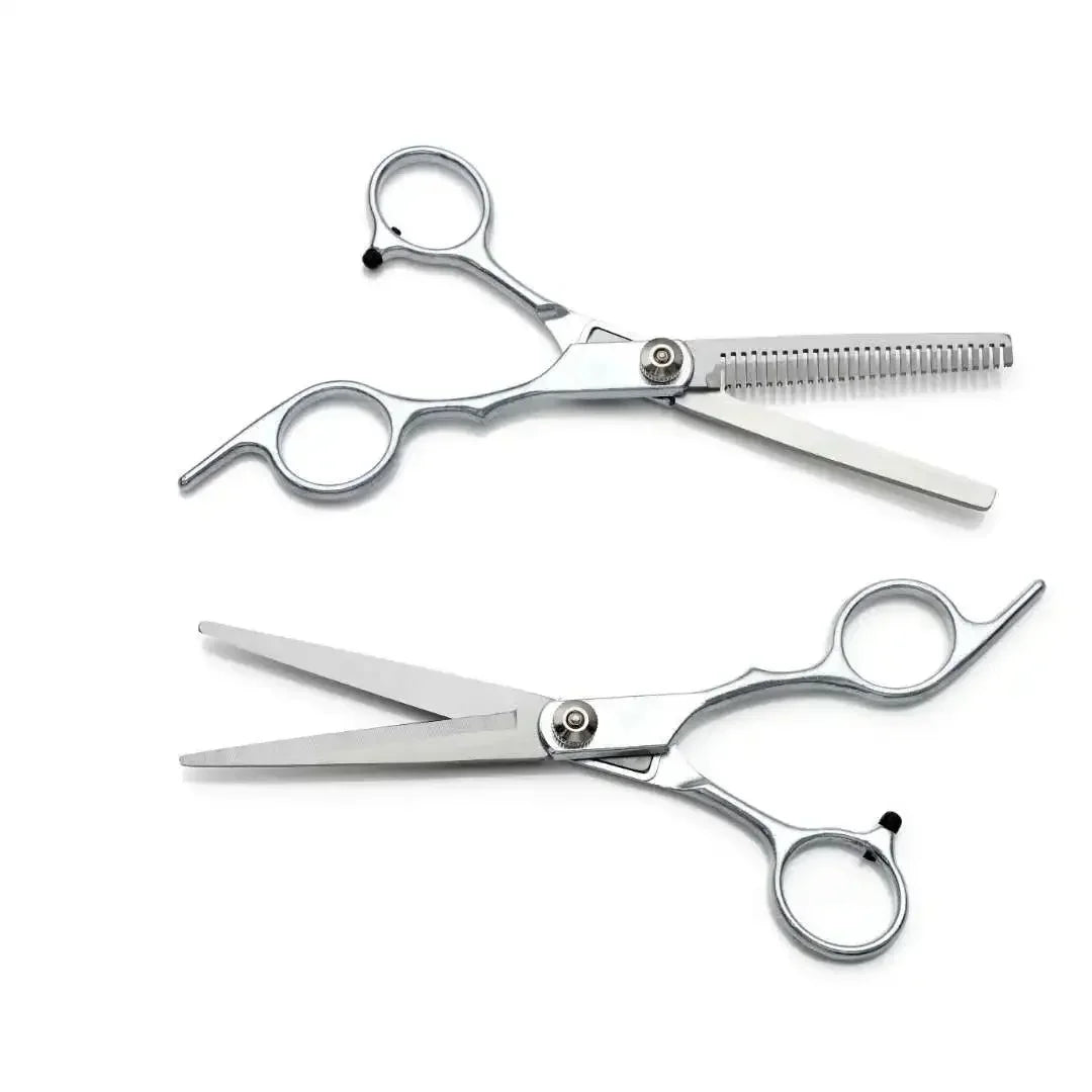 Professional Barber Scissors Accessories Shop 6 Inch Hairdressing Hair Haircut Cutting Thinning Tools Salon Hairdresser's Set