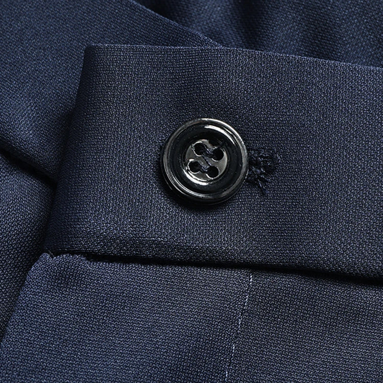 Mens Thin Stretch Straight Summer Pants Silky No-Iron Fabric