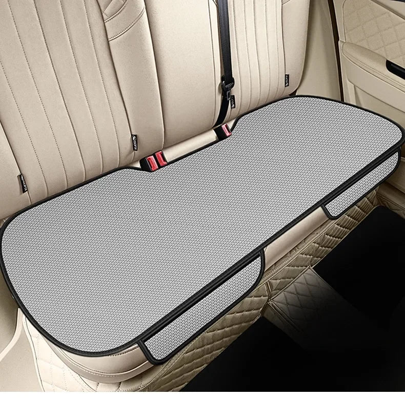 Breathable Ice Silk Car Seat Cushion Non-slip and Wear-resistant Solid Color Ice Silk Car Seat Cover, Universal Fit Most Cars