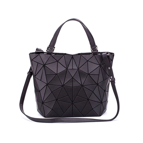 Classic Geometric Crossbody Shoulder Messenger Tote Bag