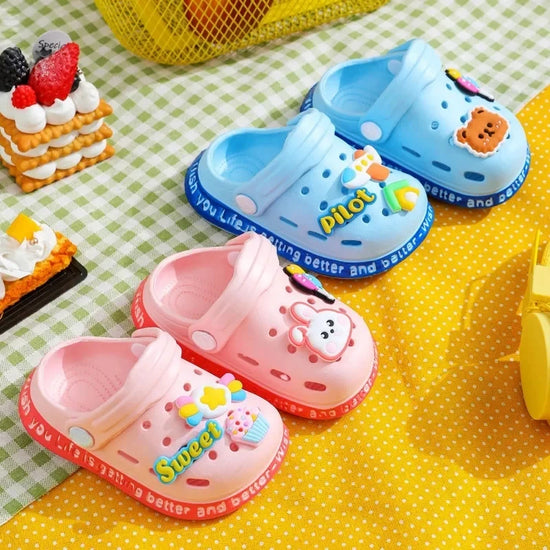 Kids Summer Cartoon Beach Slippers Lightweight Sandals