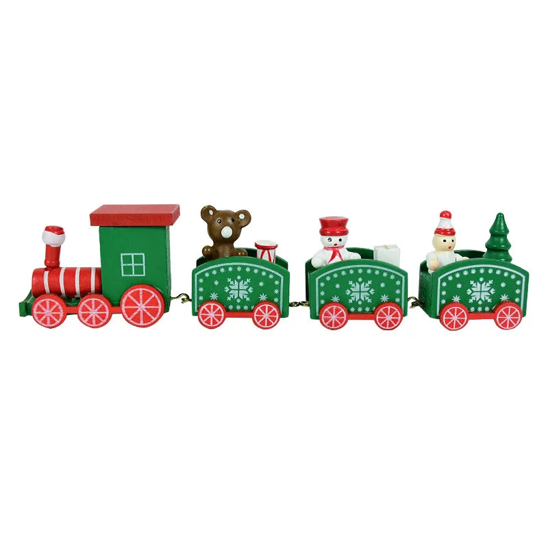 Christmas Train Merry Christmas Decorations For Home 2025 Cristmas Ornament Xmas Navidad Noel Gifts Happy New Year 2026 Gifts