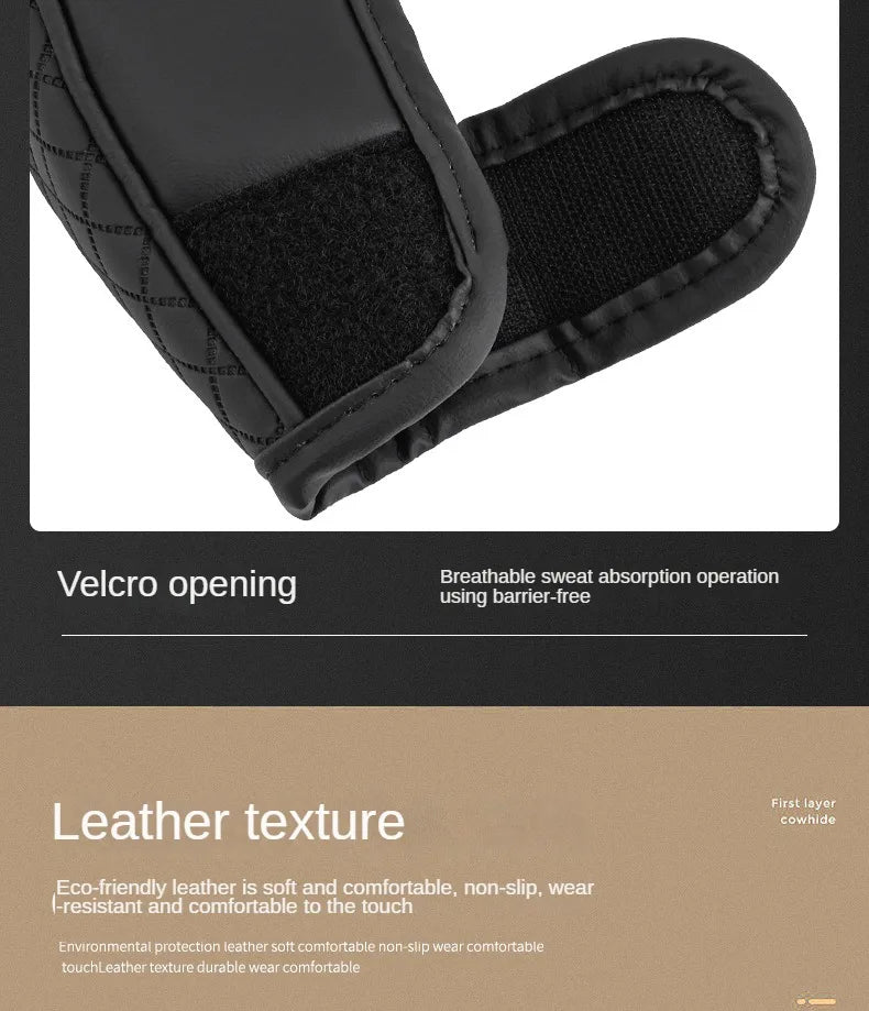 High Quality Car Shift Handle Cover PU Leather Non-slip Wear-resistant Universal Car Automatic Gear Sheath Car Decoration