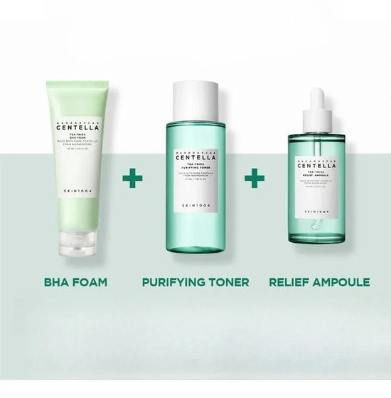 Centella Skin1004 Skincare Set Toner, Serum, Cleanser, Moisturizer