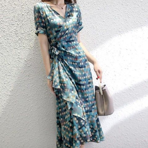 Feminine Looks French Floral Dress