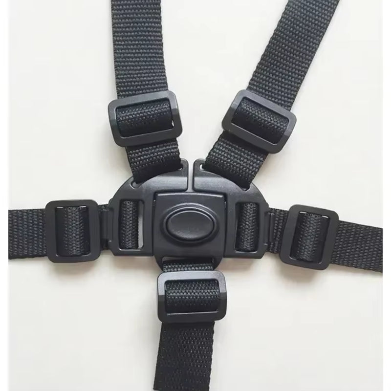 Baby Universal 5 Point Harness High Chair Safe Belt Seat Belts for Stroller Pram Buggy Children Kid Pushchair Child Dining Chair
