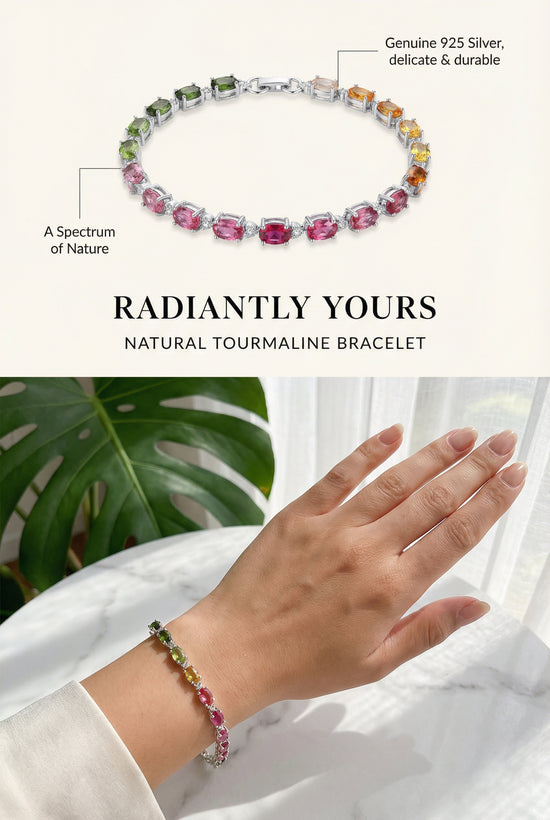 Natural Tourmaline Bracelet