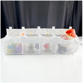 4 - Compartment Mesh Toy Storage Bag - Organize Toys Neatly