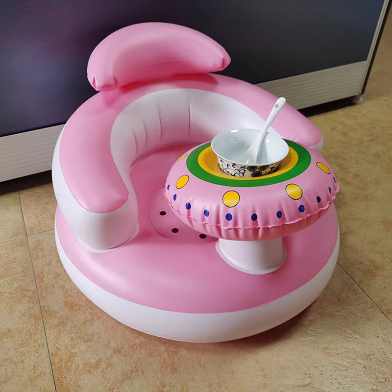 Inflatable Chair Baby Seats and Sofas Armchair Child Portable Lounger Foldable Baby Feeding Chair Bathing Stool Toddler Seater