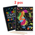 Dazzling Scratch Painting Parent Child Interactive Toys Note Cards Handmade Painting