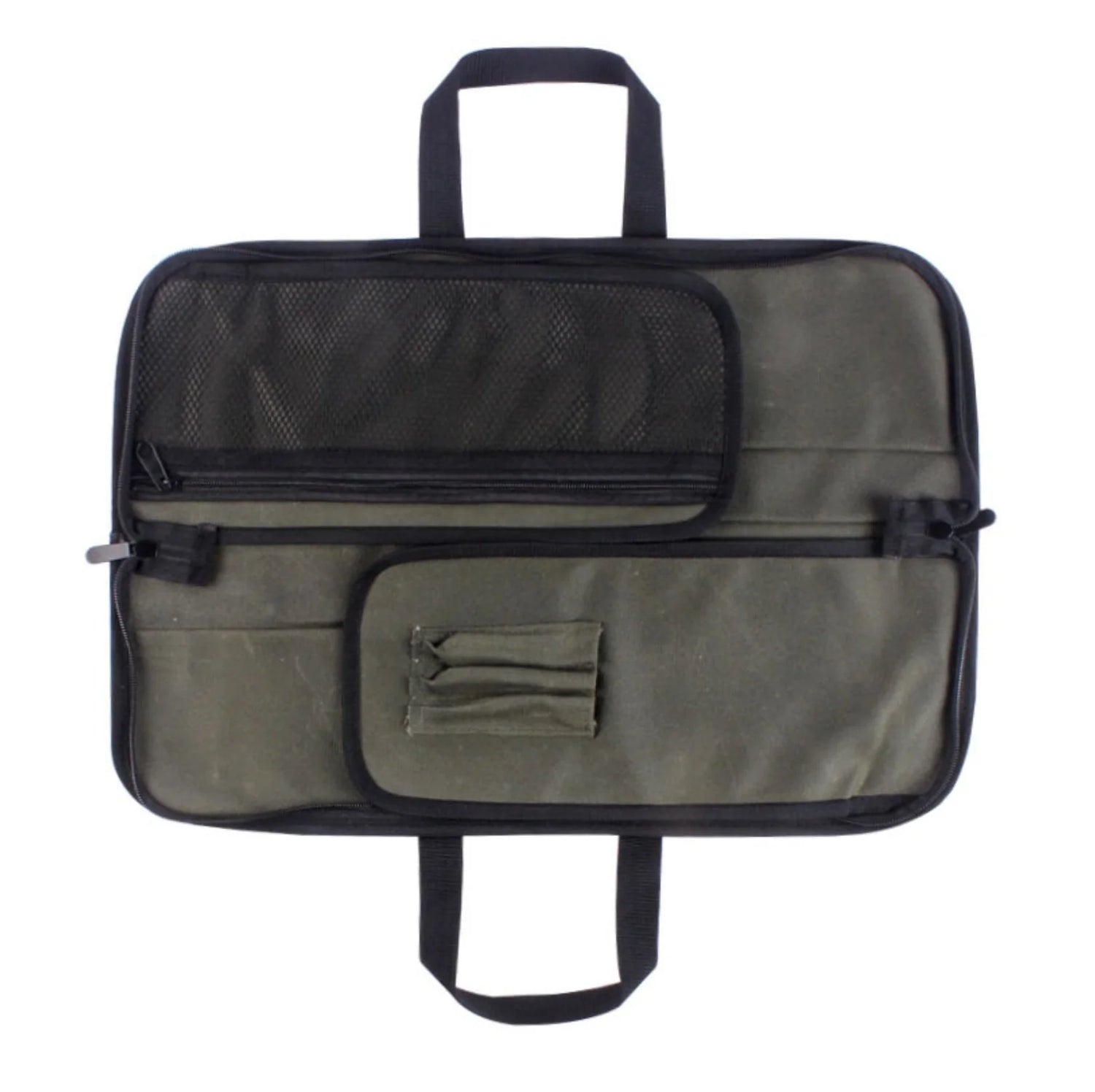 Portable Knife Roll Bag - Travel Chef Knife Storage Case with Multiple Pockets