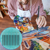 Luxerlife 11 Pieces Fine Detail Paint Brush Miniature Painting Brushes Kit Micro